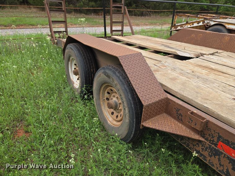 image for item ET5203 Shop built equipment trailer
