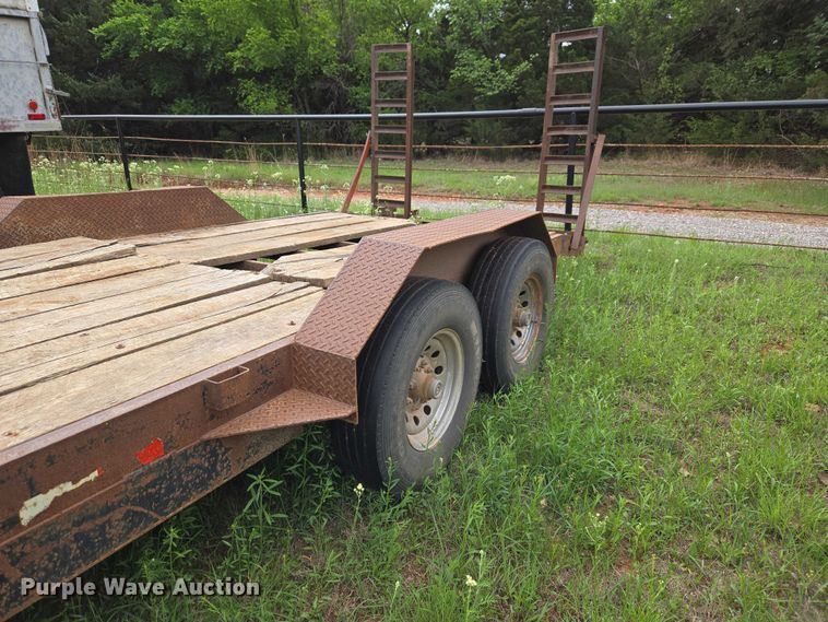 image for item ET5203 Shop built equipment trailer