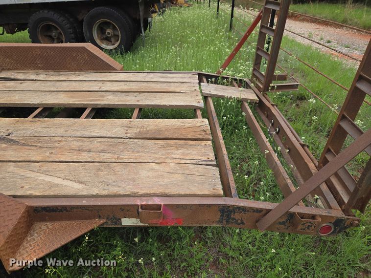 image for item ET5203 Shop built equipment trailer