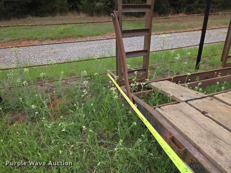 image for item ET5203 Shop built equipment trailer