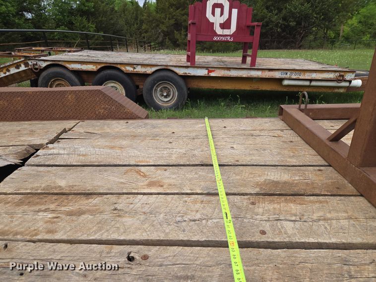 image for item ET5203 Shop built equipment trailer