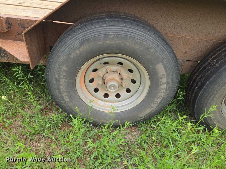 image for item ET5203 Shop built equipment trailer