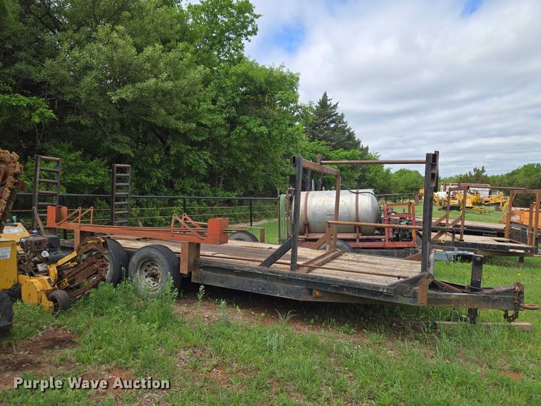 image for item ET5210 Shop Built equipment trailer