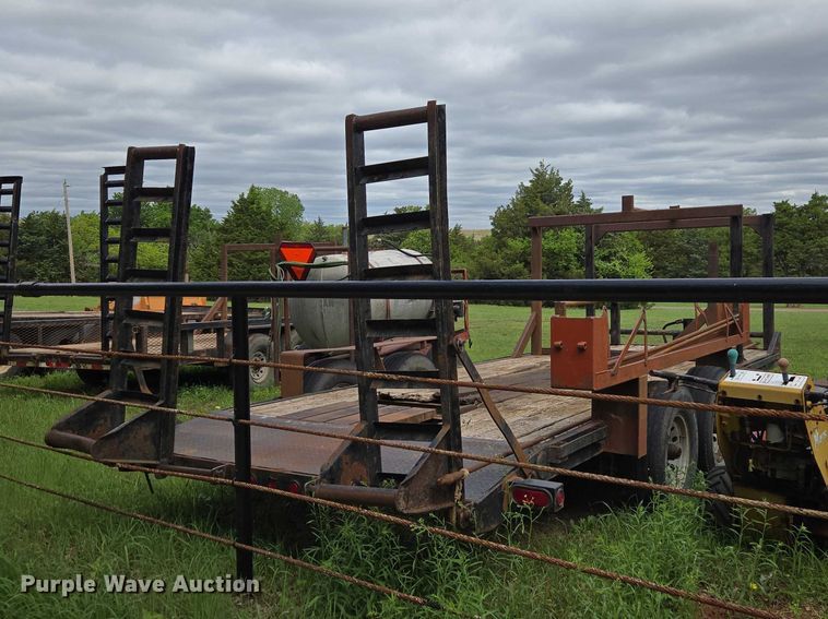 image for item ET5210 Shop Built equipment trailer