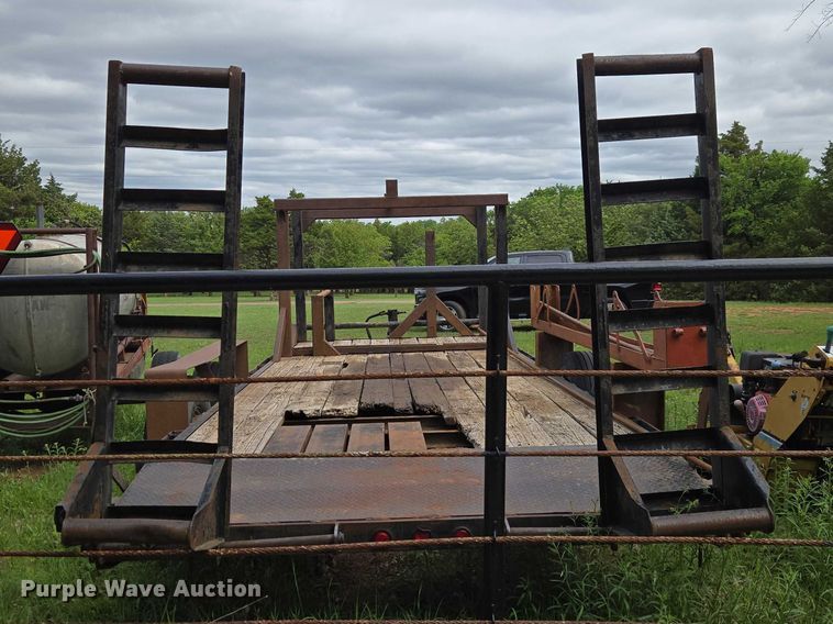 image for item ET5210 Shop Built equipment trailer