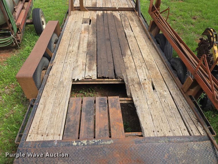 image for item ET5210 Shop Built equipment trailer