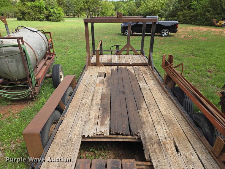 image for item ET5210 Shop Built equipment trailer