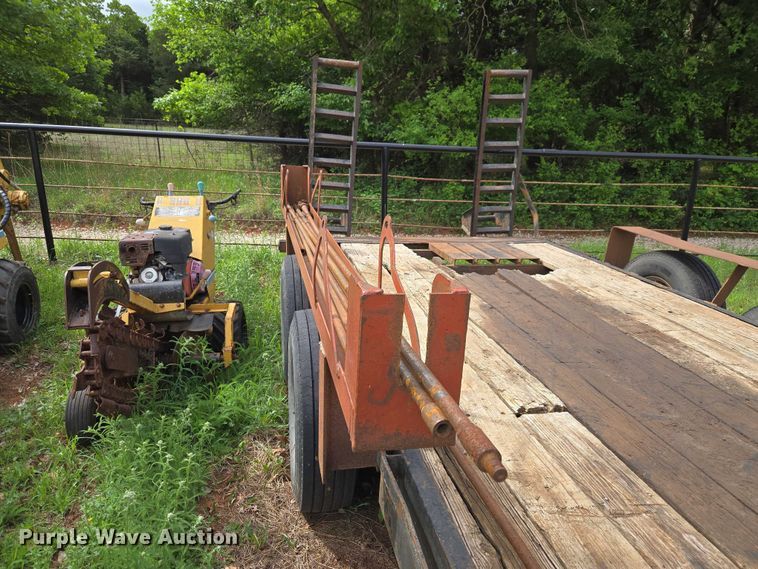 image for item ET5210 Shop Built equipment trailer