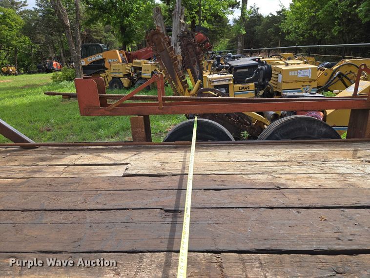 image for item ET5210 Shop Built equipment trailer