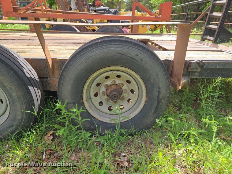 image for item ET5210 Shop Built equipment trailer