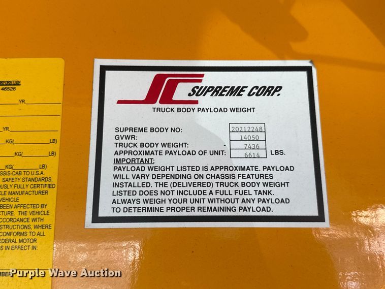 image for item ET6040 2003 Ford E450 box truck