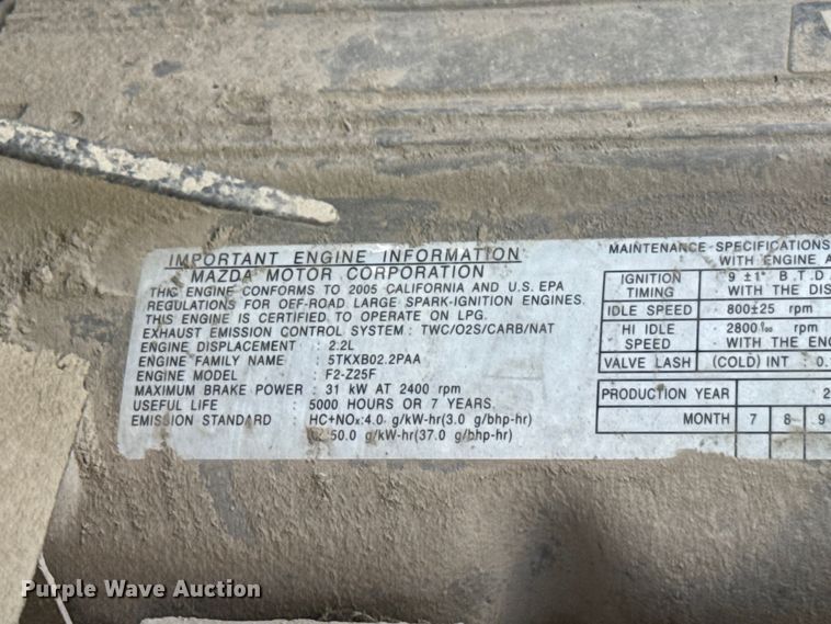 image for item ET6045 Yale GLP050TGEVAE086 forklift