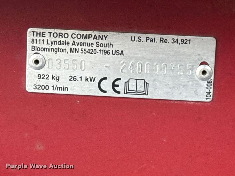 image for item ET6064 Toro reel mower