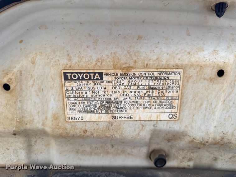 image for item ET6066 2014 Toyota Tundra Crew Cab pickup truck