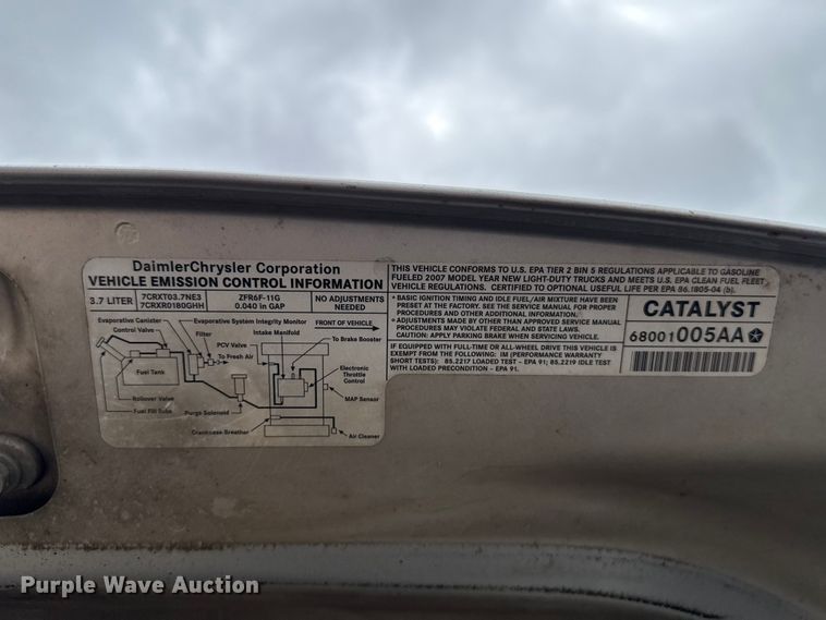 image for item ET6070 2007 Jeep Grand Cherokee SUV