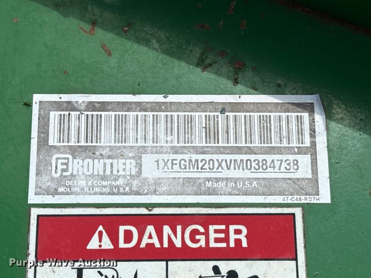 image for item ET6073 Frontier GM2084 rotary mower
