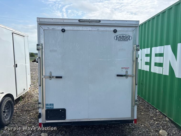 image for item EU0492 2023 Cargo Express Trailers CSCBA6.0X12SI2FE enclosed cargo trailer