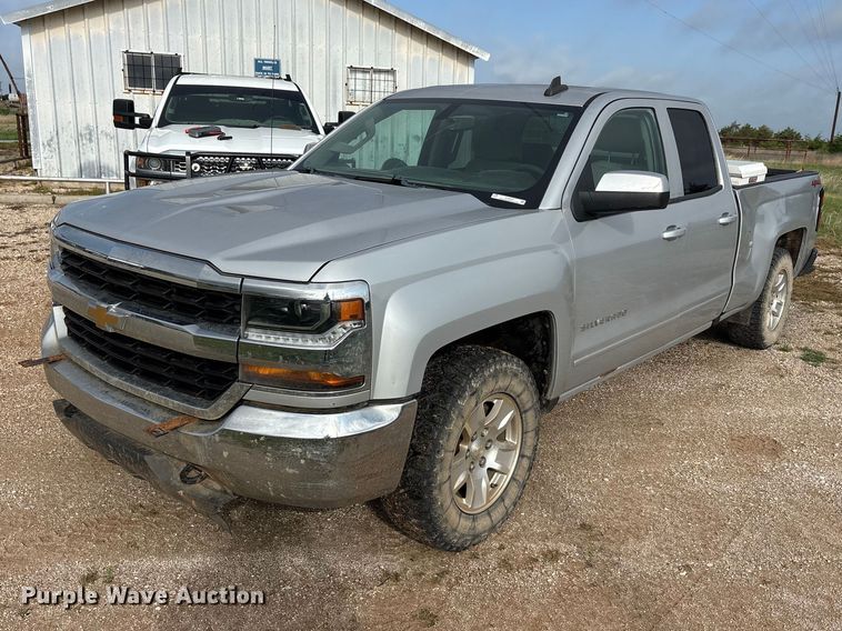 image for item EU0497 2018 Chevrolet Silverado 1500 Ext. Cab pickup truck