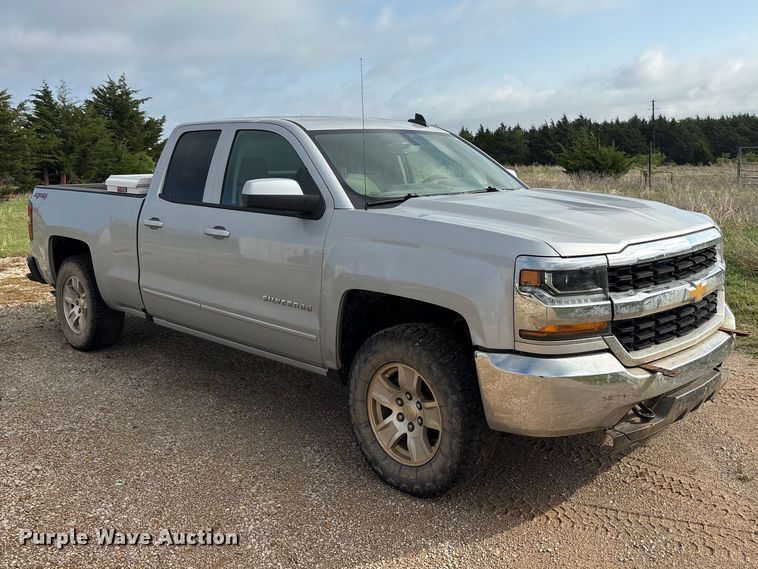 image for item EU0497 2018 Chevrolet Silverado 1500 Ext. Cab pickup truck