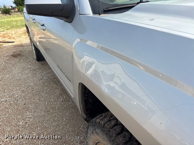 image for item EU0497 2018 Chevrolet Silverado 1500 Ext. Cab pickup truck