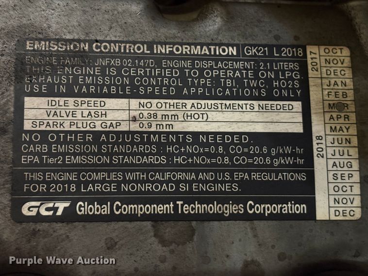 image for item EU0558 2018 UniCarriers CFS40 forklift