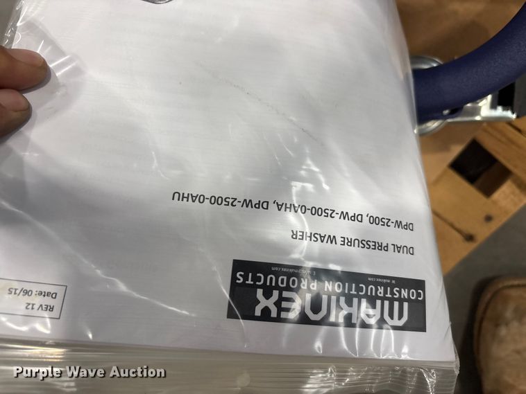 image for item EU5502 MAKINEX DPW-2500-0AVU pressure washer