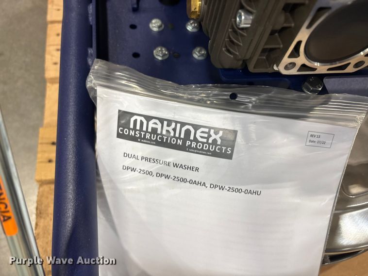 image for item EU5503 MAKINEX DPW-2500-0AVU pressure washer