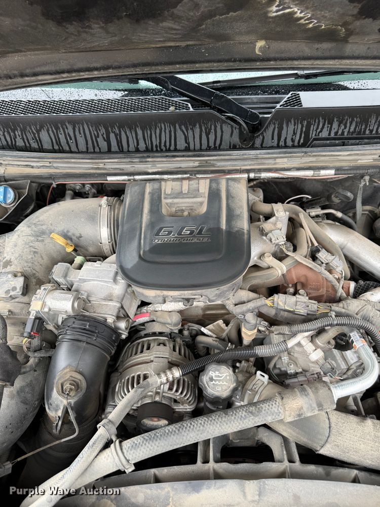 image for item EU8644 2012 GMC Sierra 2500HD Crew Cab flatbed pickup truck