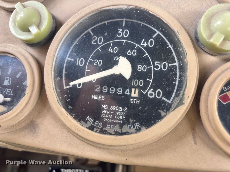image for item EV2898 1988 AM General HMMWV SUV