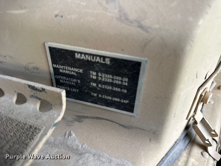 image for item EV2898 1988 AM General HMMWV SUV