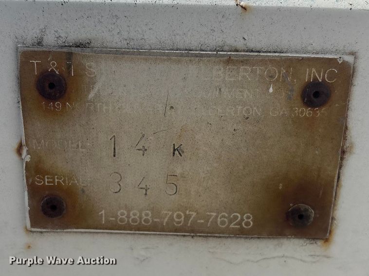 image for item EV2924 T&T 14K utility trailer