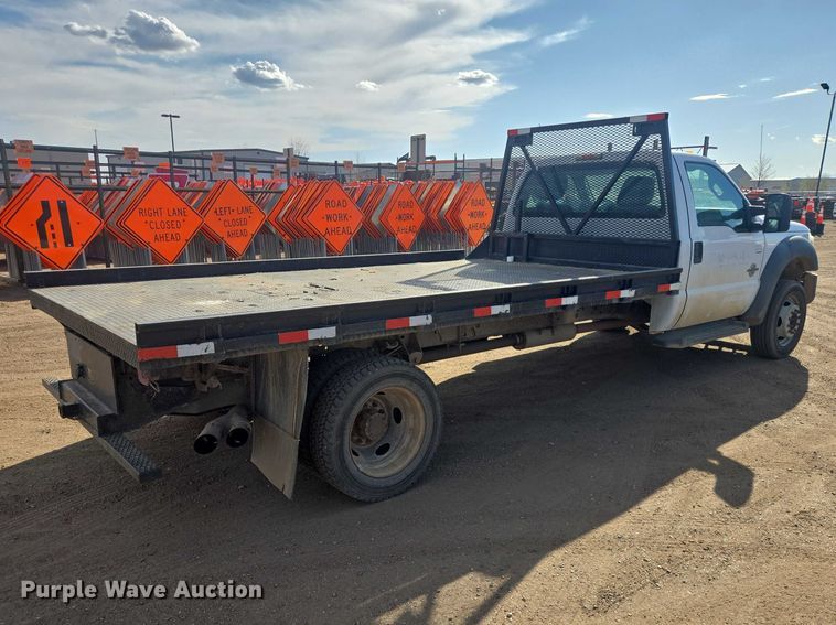 image for item EV5883 2011 Ford F550 Super Duty flatbed truck