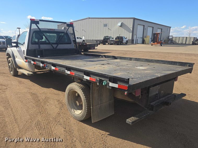 image for item EV5883 2011 Ford F550 Super Duty flatbed truck