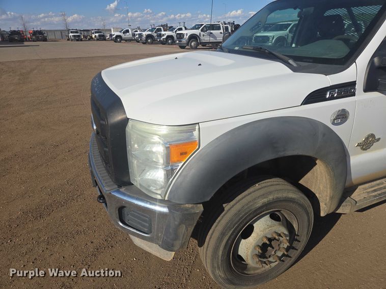image for item EV5883 2011 Ford F550 Super Duty flatbed truck