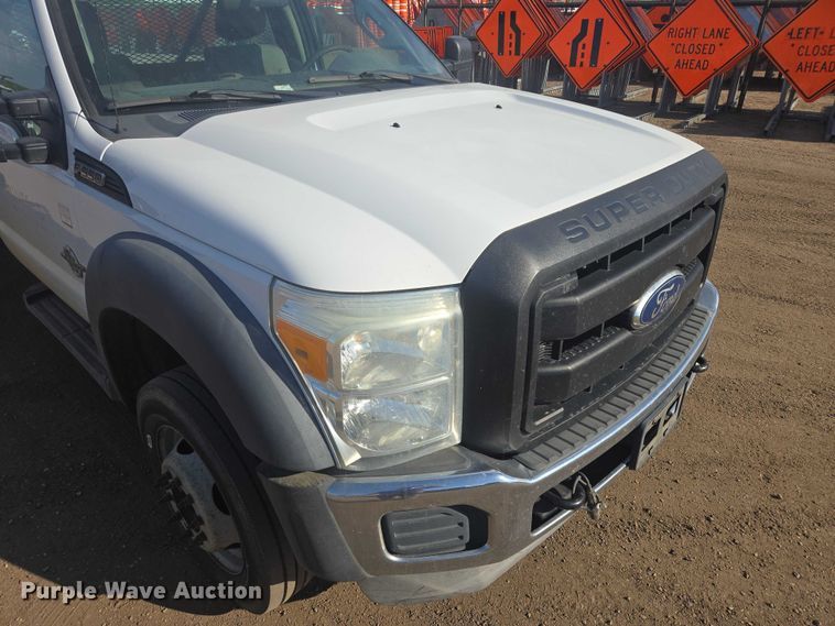 image for item EV5883 2011 Ford F550 Super Duty flatbed truck