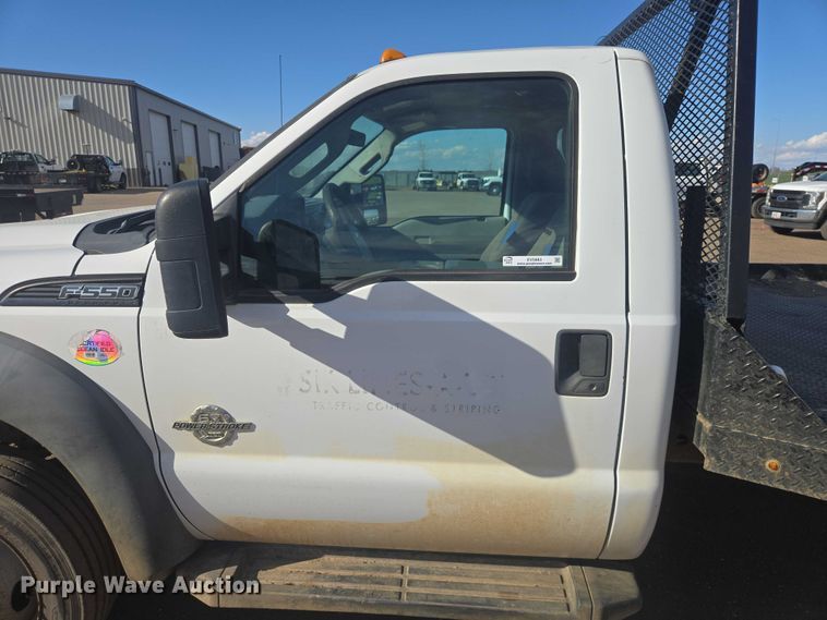 image for item EV5883 2011 Ford F550 Super Duty flatbed truck