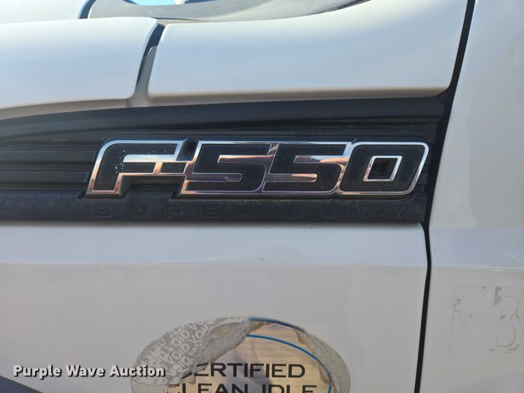 image for item EV5883 2011 Ford F550 Super Duty flatbed truck