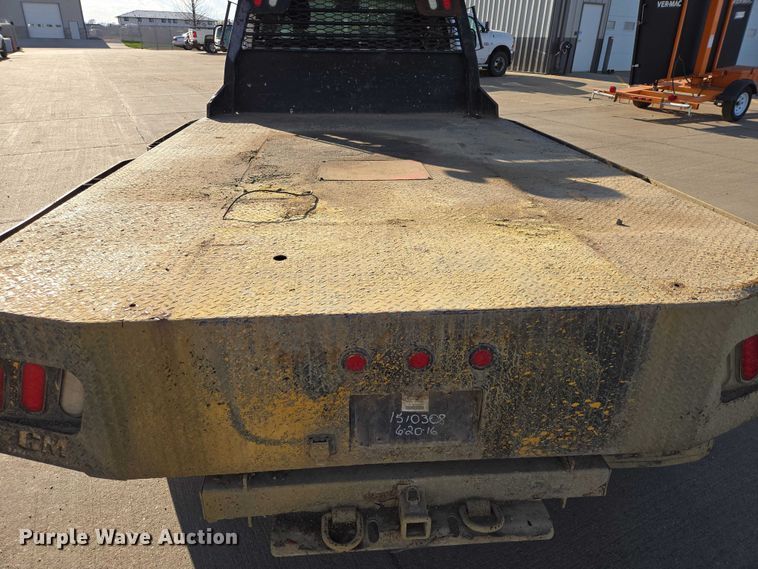 image for item EV5885 2017 RAM 3500 flatbed pickup truck
