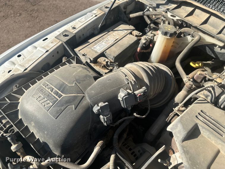 image for item EV5888 2017 RAM 3500 Crew Cab flatbed pickup truck