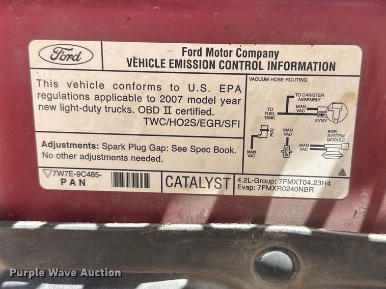 image for item EV5889 2007 Ford F150 