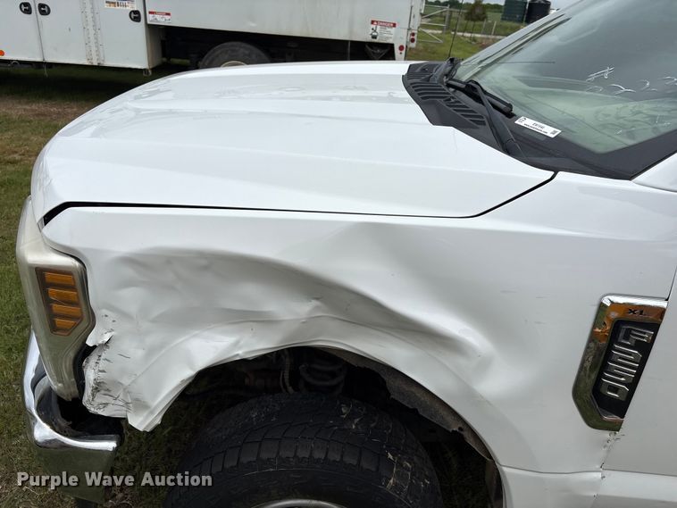 image for item EW1540 2019 Ford F250 Super Duty XL Ext. Cab flatbed pickup truck