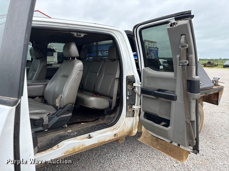 image for item EW1551 2017 Ford F250 Super Duty XL Ext. Cab flatbed pickup truck