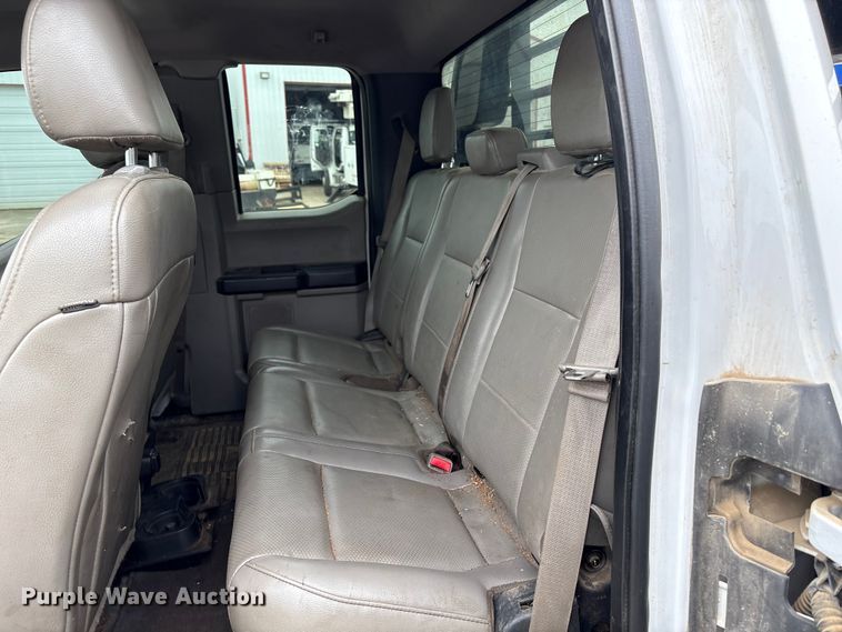 image for item EW1551 2017 Ford F250 Super Duty XL Ext. Cab flatbed pickup truck
