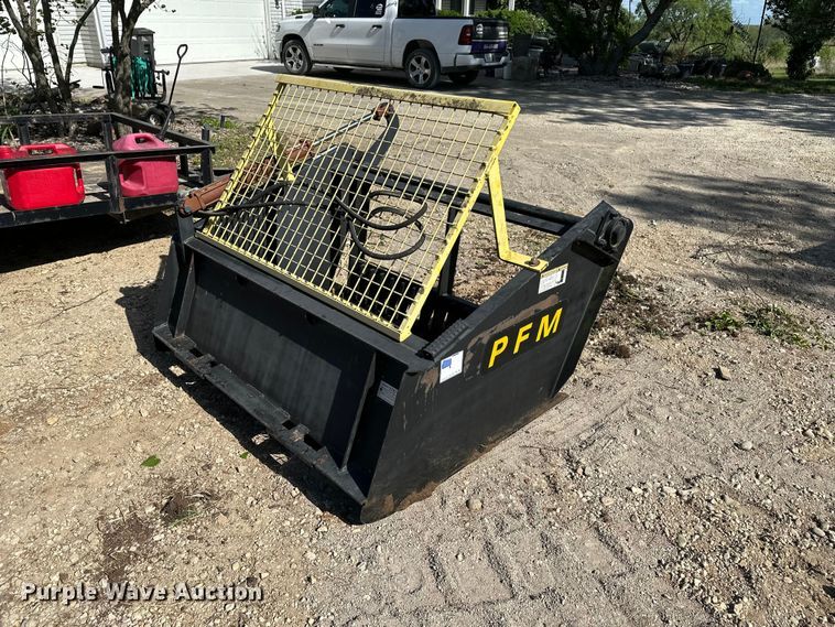 image for item EW2002 Precision Farm Machinery skid steer rock picker