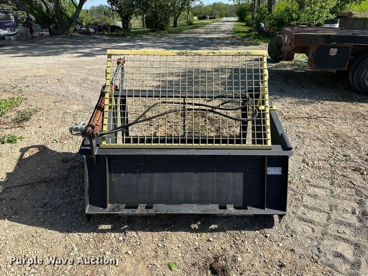 image for item EW2002 Precision Farm Machinery skid steer rock picker