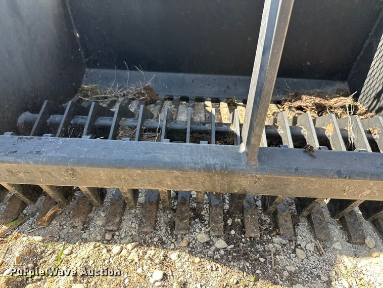 image for item EW2002 Precision Farm Machinery skid steer rock picker
