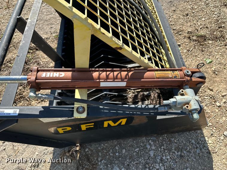 image for item EW2002 Precision Farm Machinery skid steer rock picker