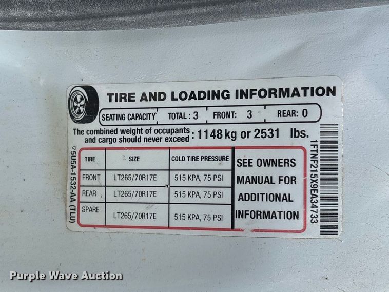image for item FB3401 2009 Ford F250 Super Duty pickup truck