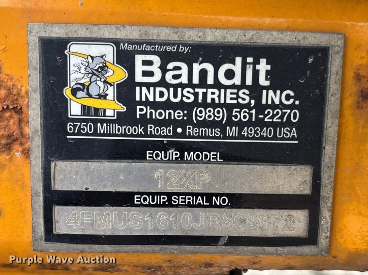 image for item FB3418 Bandit 12XP wood chipper