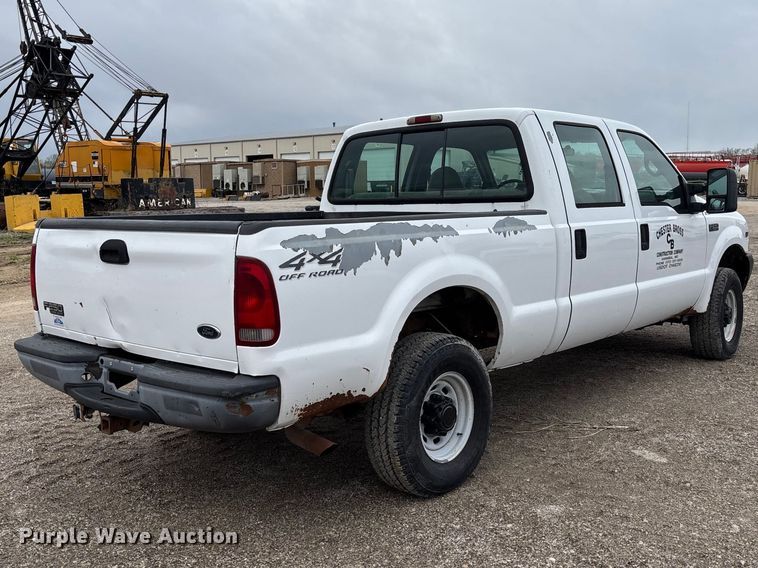 image for item FB3435 2002 Ford F250 Super Duty Crew Cab pickup truck